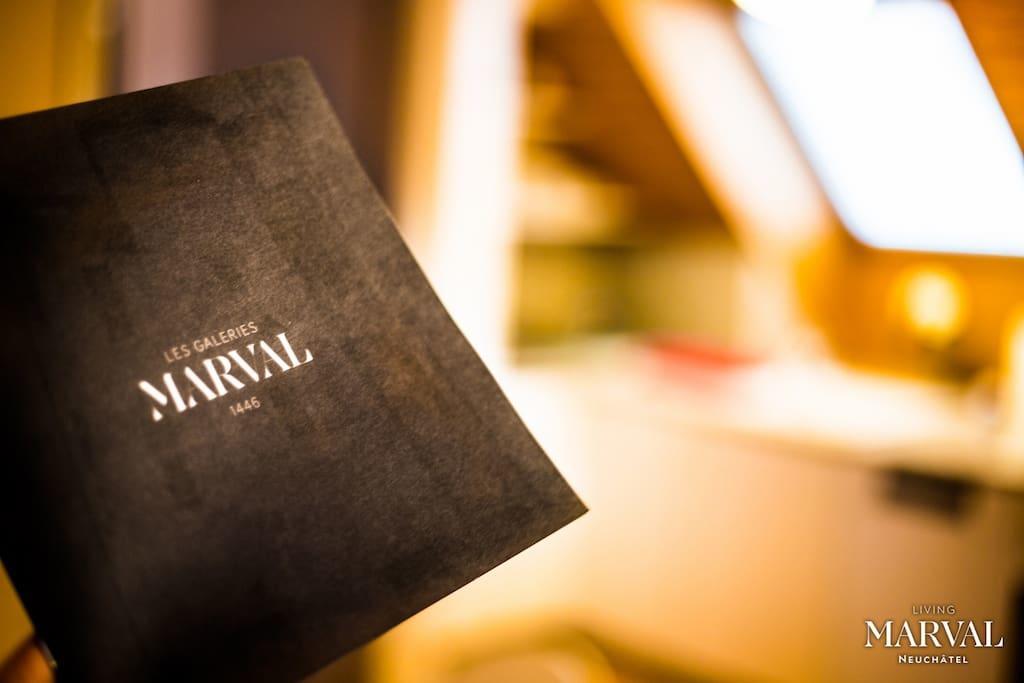Les Galeries Marval Aparthotel Neuchâtel Δωμάτιο φωτογραφία